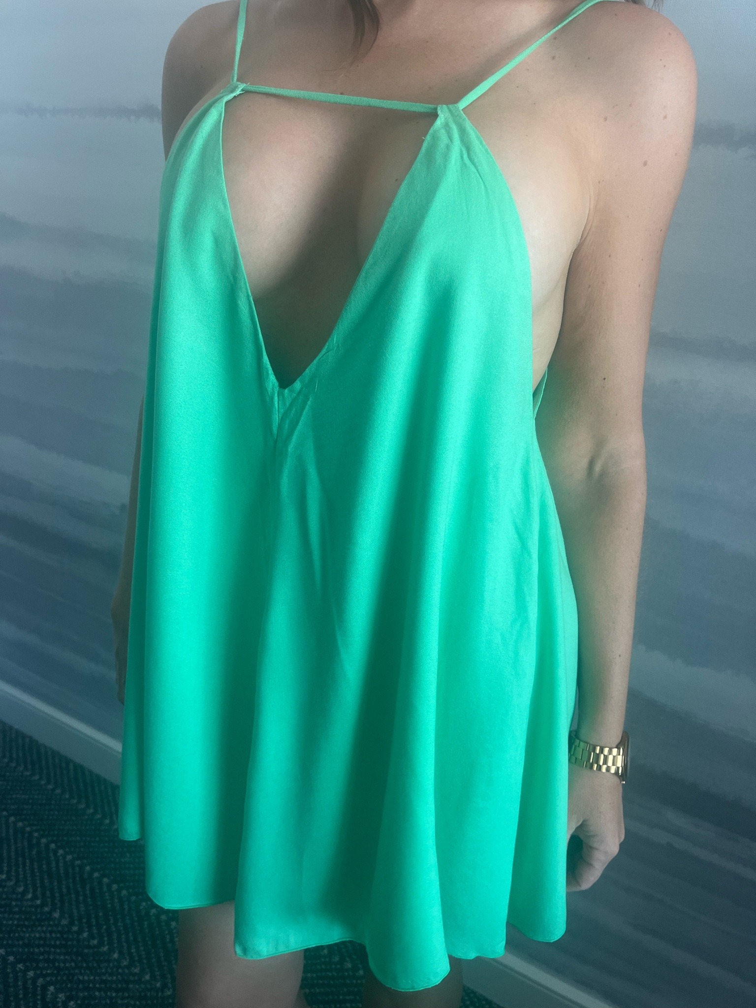 thebralesshotwife:Trying this one again here in Vegas. 