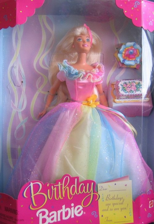 funfettidreams:1997 birthday barbie 