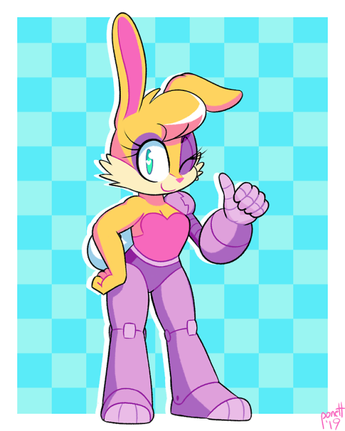 ponett: Bunnie Rabbot!! my favorite Archie Sonic character, and honestly one of my favorite Sonic ch