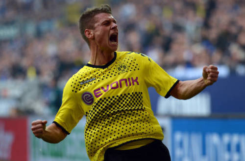 Lukasz’s first derby goal, 14.04.2012. He equalised to make it 1:1 and then Kehli scored Dortm