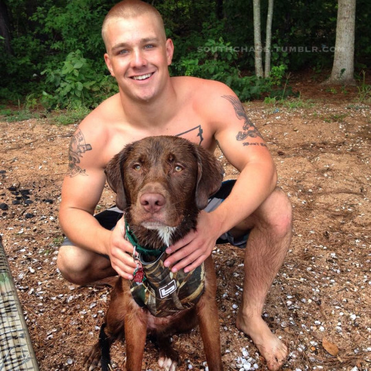 genesis950:  There’s just something about a guy and his dog! If he loves a dog,