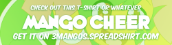 3mangos:  » Buy Here «  Get a load of this fruity cutie shirt thing! Buy it! Wear it! Feel Mango motivating you throughout the day!