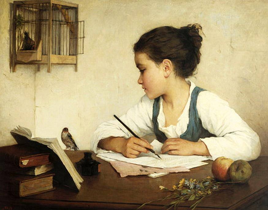 rjtyler:  Henriette Browne (pseudonym of Sophie de Bouteiller) (French painter 1829-1901)