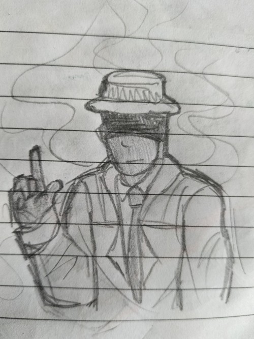 I Just Realized I Never Shared My Mysterious Stranger Art