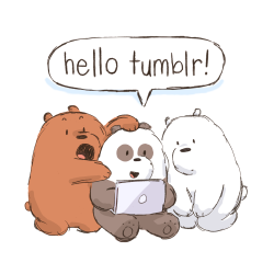 wedrawbears:  Hello people of tumblr! And welcome to the official crew blog of Cartoon Network’s brand new show, We Bare Bears!!! We’ll be using this tumblr to post updates about the show, artwork by our very talented crew, and lots of behind the