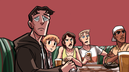 wlwboomboom:4/? of my favourite Check, Please! things: The Core Six It’s about having each oth