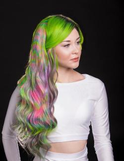 lovelydyedlocks:  Hair by DJ Victory via Pravana for the 2015 Show Us Your VIVIDS Contest  