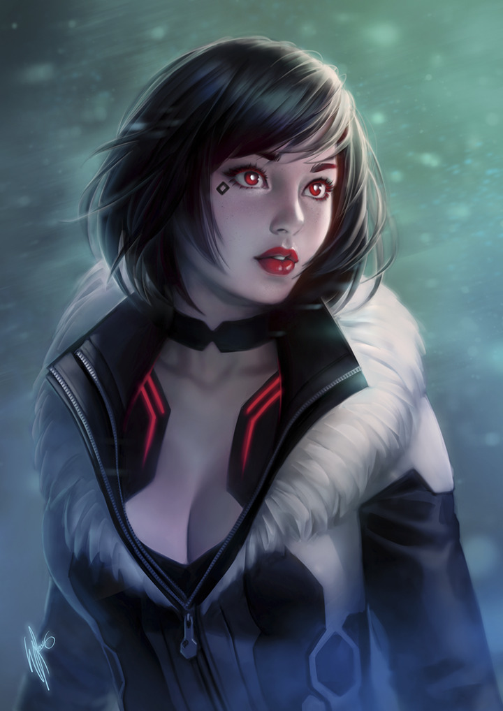 cyrail:  Winter Lyra by WarrenLouw Featured on Cyrail: Inspiring artworks that make