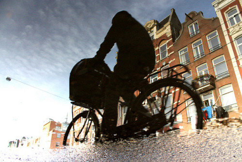 A flickr user's Reflections of Amsterdam album features pictures of the city’s reflections in 