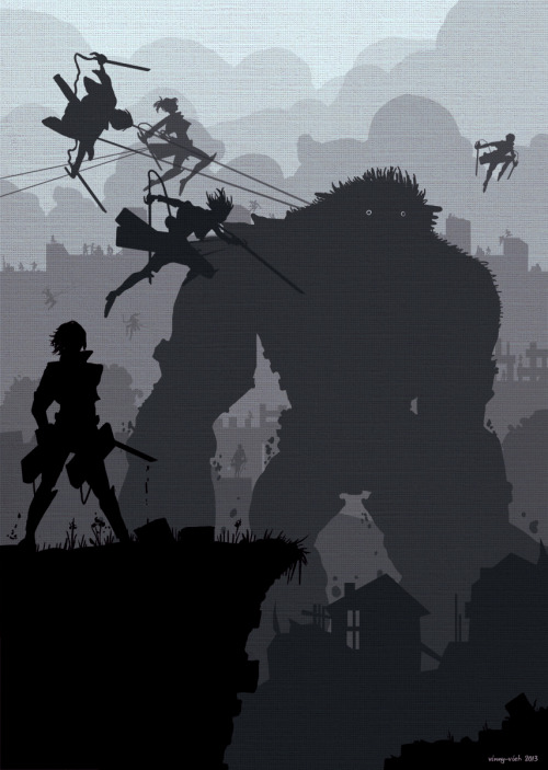 dotcore: Attack on Colossus.by Vinny Vieh. via Geeks N Gamers.