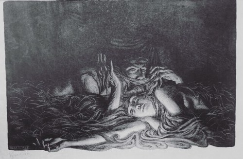 heksenkring:Tyra Kleen (1874-1951), La chevelure.