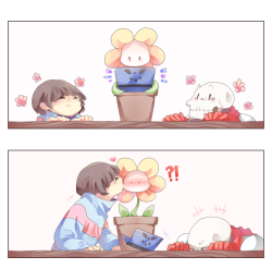 vanthefirst:  * Frisk and Papyrus use KISS!