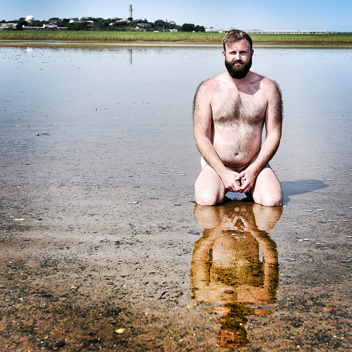 summerdiaryproject:  BEAR WEEK 2015     HERRING COVE    ERIC ON THE BEACH IN PROVINCETOWN,