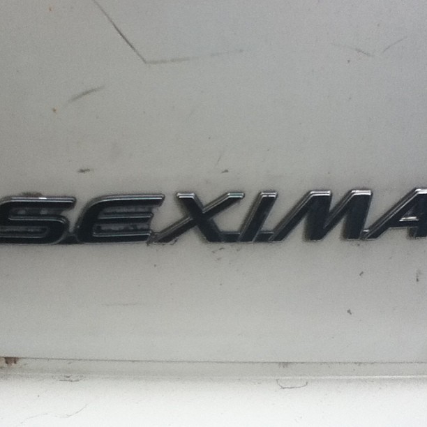 and in that moment, I could believe this was real. #sexima #nissan #maxima #haha