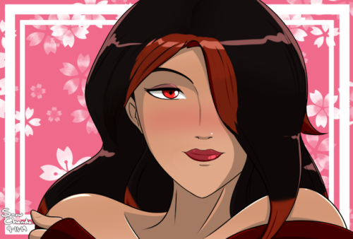A birthday gift for @destroyedchildhood of her oc, Ashella! :DForgive me on the hair highlights, als