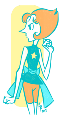 freckleonmypalm:  A quick Pearl doodle before