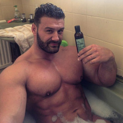 alphachanges:  Bath Time (Weekly Challenge)I got home from my college classes and I notice the package that I ordered had arrived for this new shower gel that was supposed to make a real man out of a person. The only problem was, it seems my roommate