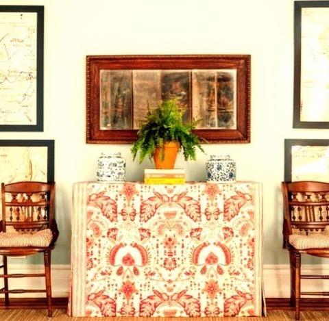Hall Brisbane Example Of A Mid-sized Classic Carpeted And Beige Floor Entry Hall Design With Blue Walls