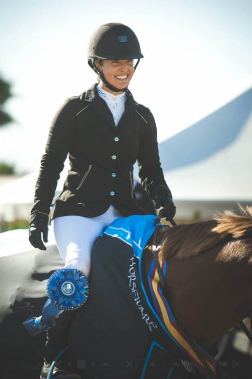 sophiestclair:Ashlee Bond Clarke and Chela LS winners of the AIG $1M Grand Prix at HITS Thermal. Pho