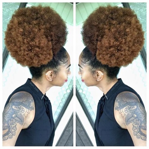 This puff is everything @prii_babii#nhdaily #naturalhairstyles #naturalhairdaily #megapuff #afropu