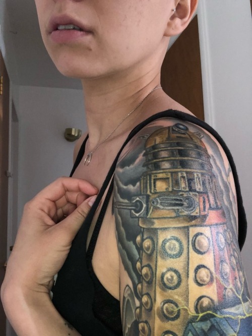 Doctor who half sleeve is finished