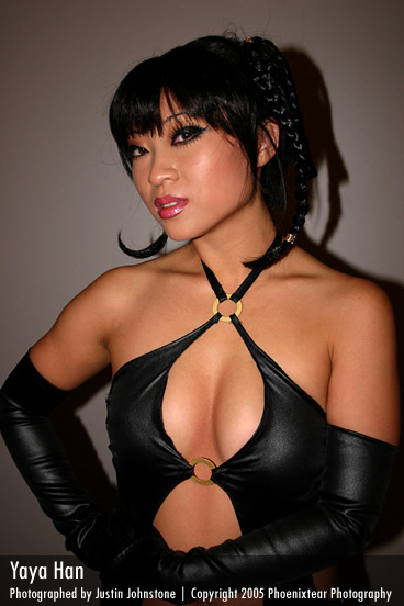 Yaya Han is a cosplay model and costume designer. In order to portray anime and cartoon