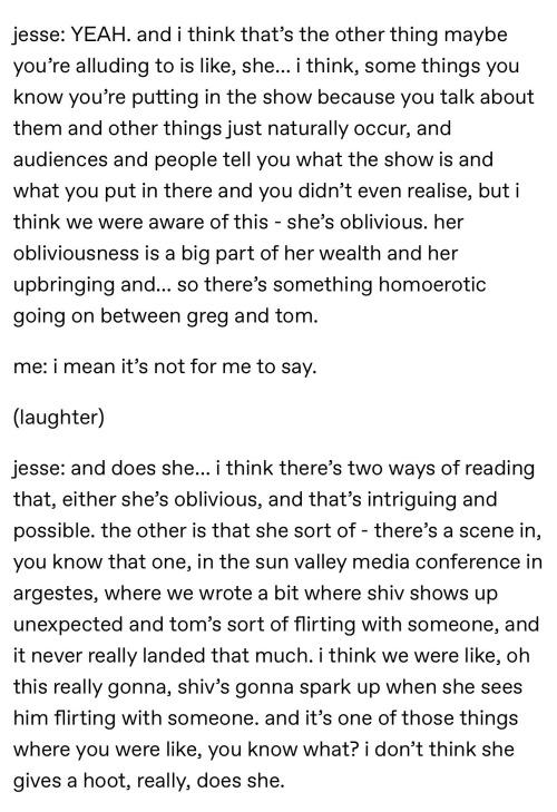No Way Jesse Armstrong Made Tomgreg Canon In 2024