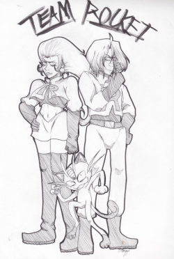 the-land-of-noodles:  vuv tis a team rocket doodle~  