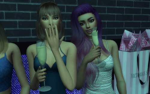 beverlyallitsims: sim-plyreality:  Bachelorette Party (Group Poses) - 5 Group Poses So I wanted to m