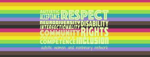 awn-network: Happy Pride Month, and Autistic Pride Day (June 18th)![image is the AWN Network word cl