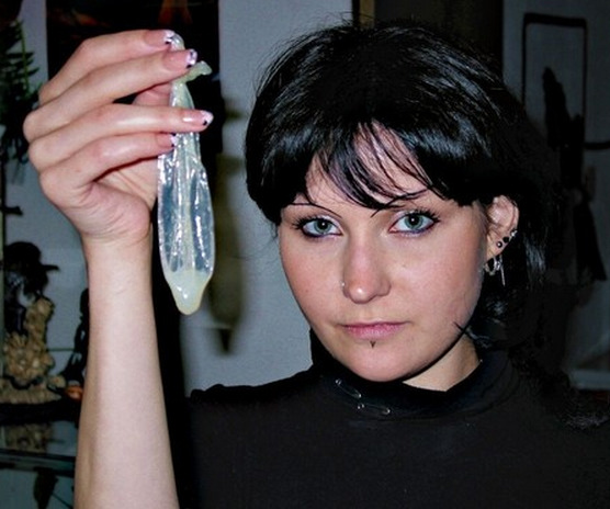 the art of drinking condoms