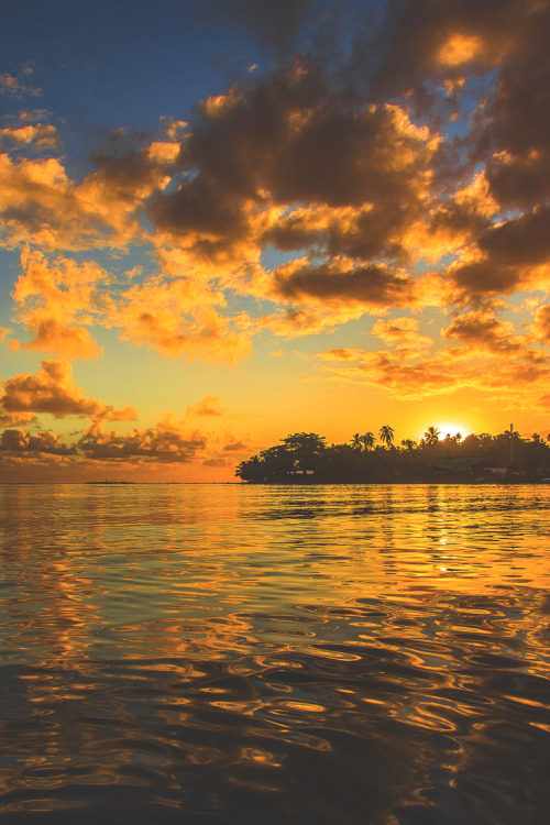 elvenlake:  south pacific sunset