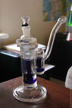 achickwithapipe:friend’s new glass…say whaaaaat
