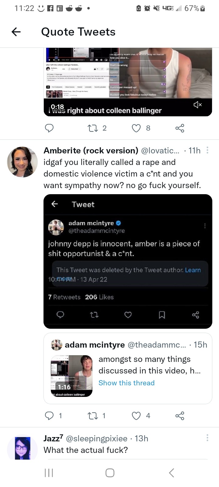 More Support For Victims Of Abuse By Amber Heard Supporters! But In All Seriousness, You Don't Have To