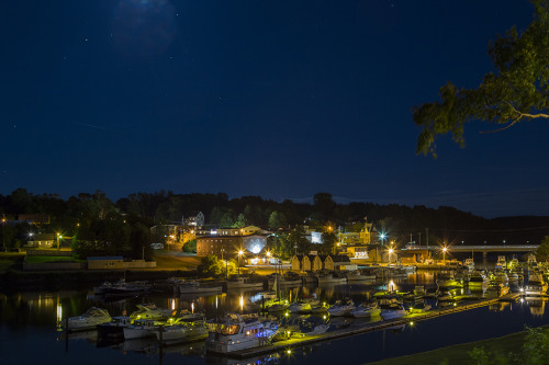 Montague, PEI at night