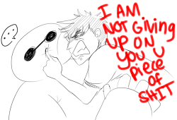 domeychrome:  ok but tadashi must have been extremely frustrated at some point while making baymax