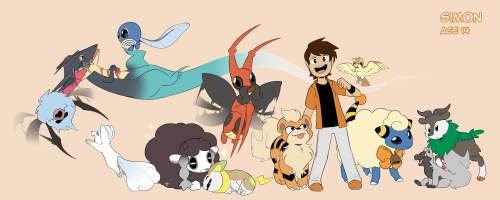 The pokemon my kids own and are randomly shown about their home/daycare.Character InfoJackson (oldes