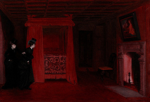 aqua-regia009: A Visit to the Haunted Chamber (edited),1869 - William Frederick Yeames