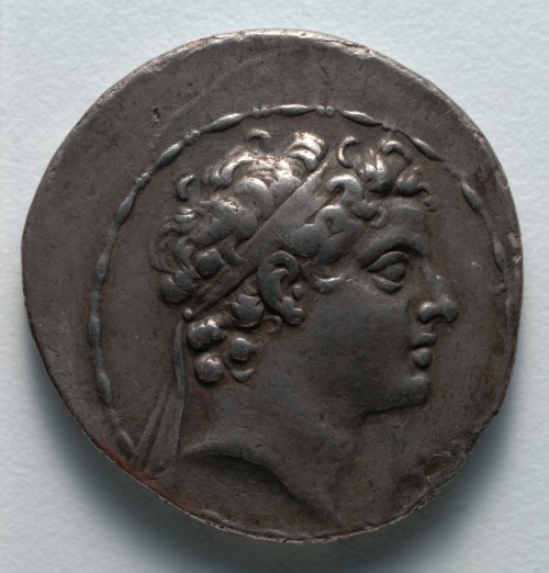 Tetradrachm: Head of the Child Antiochus V (obverse), 164-162 BC, Cleveland Museum of Art: Greek and