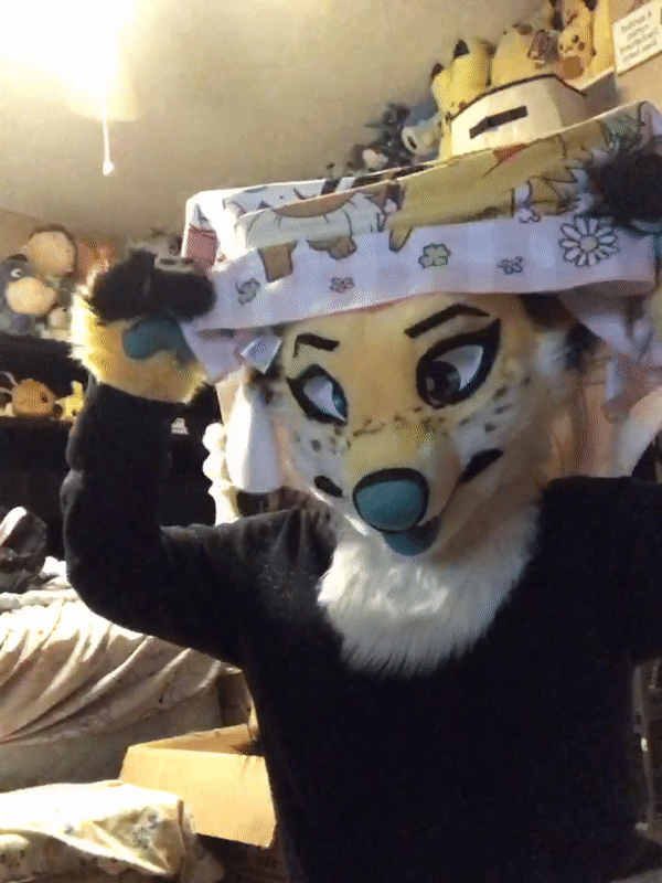 sixcorrupted:Furry power!  Cute :D