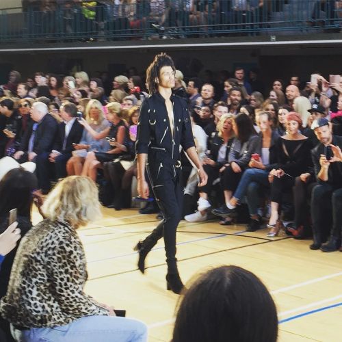 Bad boy boiler suits at @julienmacdonald #lfw ift.tt/2cNPydn