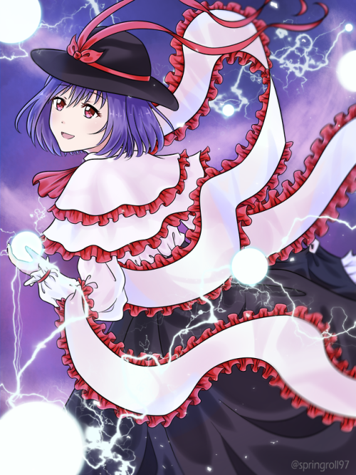 springrollarts:Commission of Iku from Touhou Project 