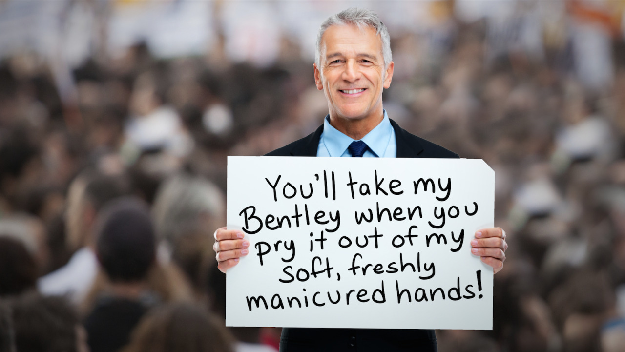 fallontonight:  Jimmy tracked down the best wealthy protest signs.