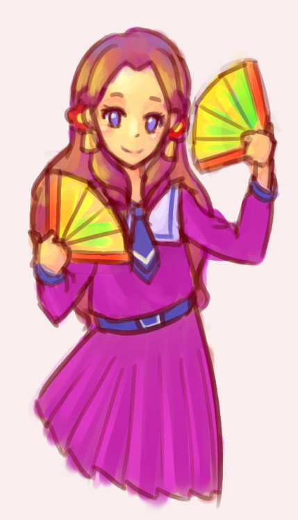 Some aikatsu draws.I&rsquo;ve been looping Passion flower for almost a week now and at some poin