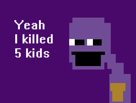 purpleguy-alibis:  Okay thanks Purple Guy(Do drugs kids)