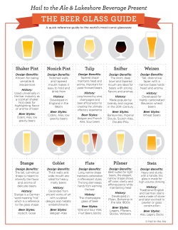 Laymansbeer:  This Glassware Guide From Hail To The Ale And Lakeshore Beverage Is