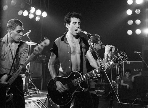 The Clash Performs On Stage At Hammersmith Palais , Hammersmith , London , UK , June 17th , 1980 .