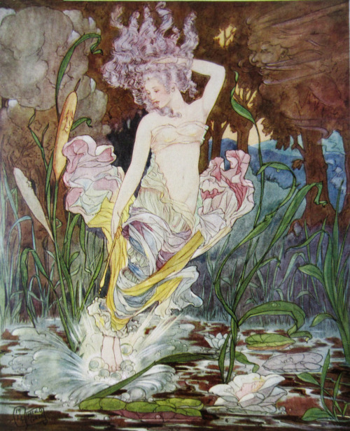 hildegardavon: Harold Gaze, 1885-1962Cover illustration for “Last Fairy Tales” by Edward Laboulaye, 