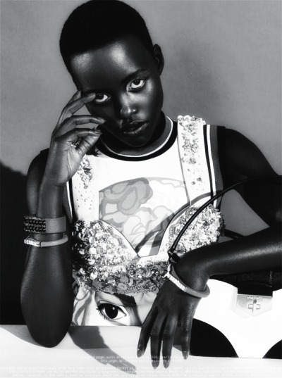 Porn photo dreams-in-blk:Goth/Dark Glam Lupita. Growl.