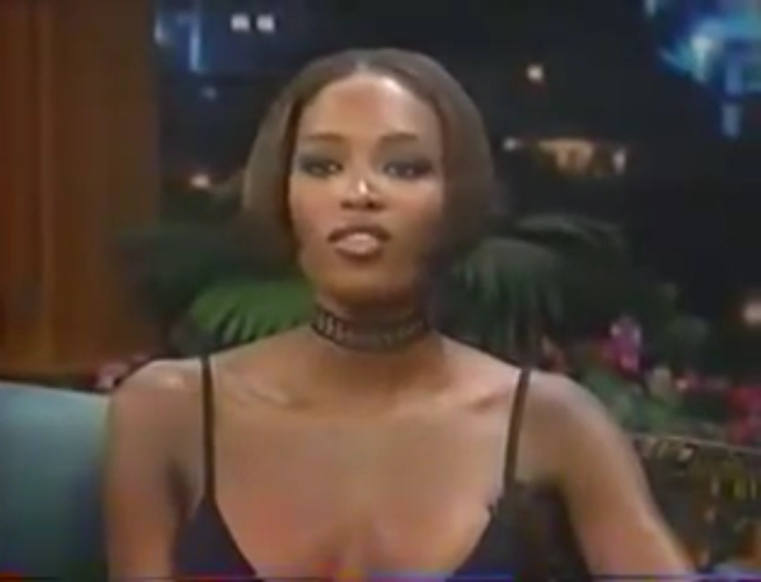 nect:  naomi campbell on the tonight show w jay leno